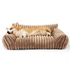 Luxury Pet Sofa Bed with Removable Washable Cover – All-Season Rabbit Fur Plush Dog Bed - BsBuy