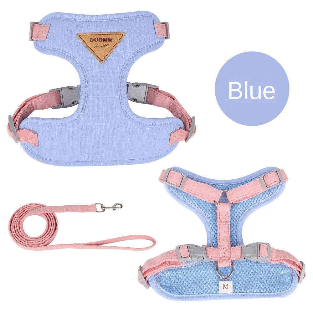 Cat traction rope to prevent breaking free cat chest harness for outdoor walking cat rope - BsBuy