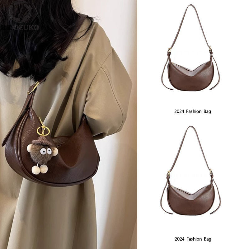 Trendy and popular shoulder bag, crossbody bag, dumpling bag - BsBuy