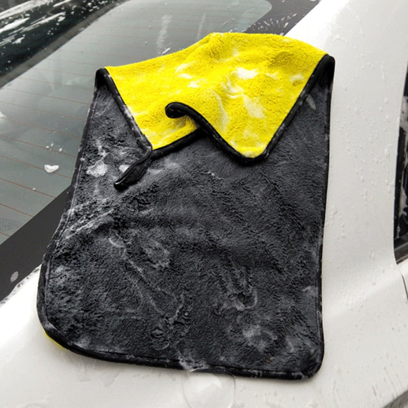 3/5/10 pcs Extra Soft Car Wash Microfiber Towel Car Cleaning Drying Cloth Car Care Cloth Detailing Car WashTowel Never Scrat - BsBuy