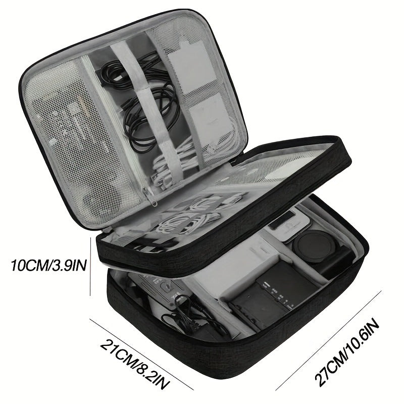 Waterproof Travel Cable Organizer Bag – Keep Your Tech Tangle-Free - BsBuy