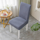 Dining Chair Seat Cushion Cover – Knitted Jacquard Velvet | All Seasons - BsBuy