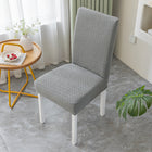 Dining Chair Seat Cushion Cover – Knitted Jacquard Velvet | All Seasons - BsBuy