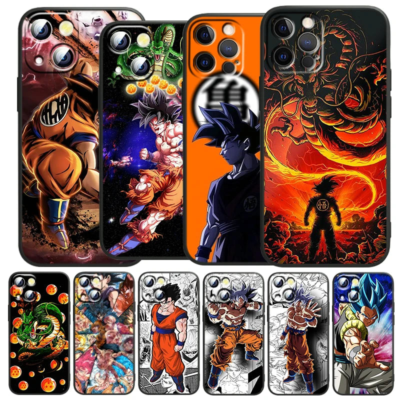 Dragon Ball Z iPhone Case — Japanese Anime Art TPU Phone Cover | iPhone 7 to iPhone 15 Pro Max - BsBuy