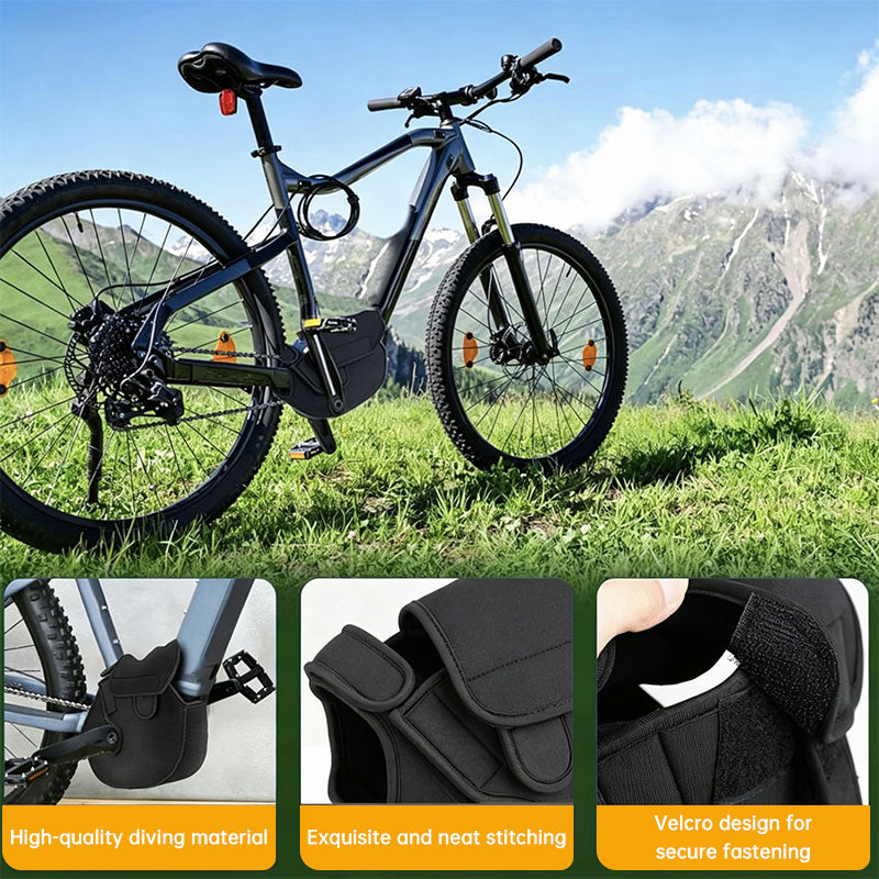Neoprene Motor Cover for Electric Bikes – Waterproof Dustproof Protection for E-Bike and Off-Road Cycling - BsBuy