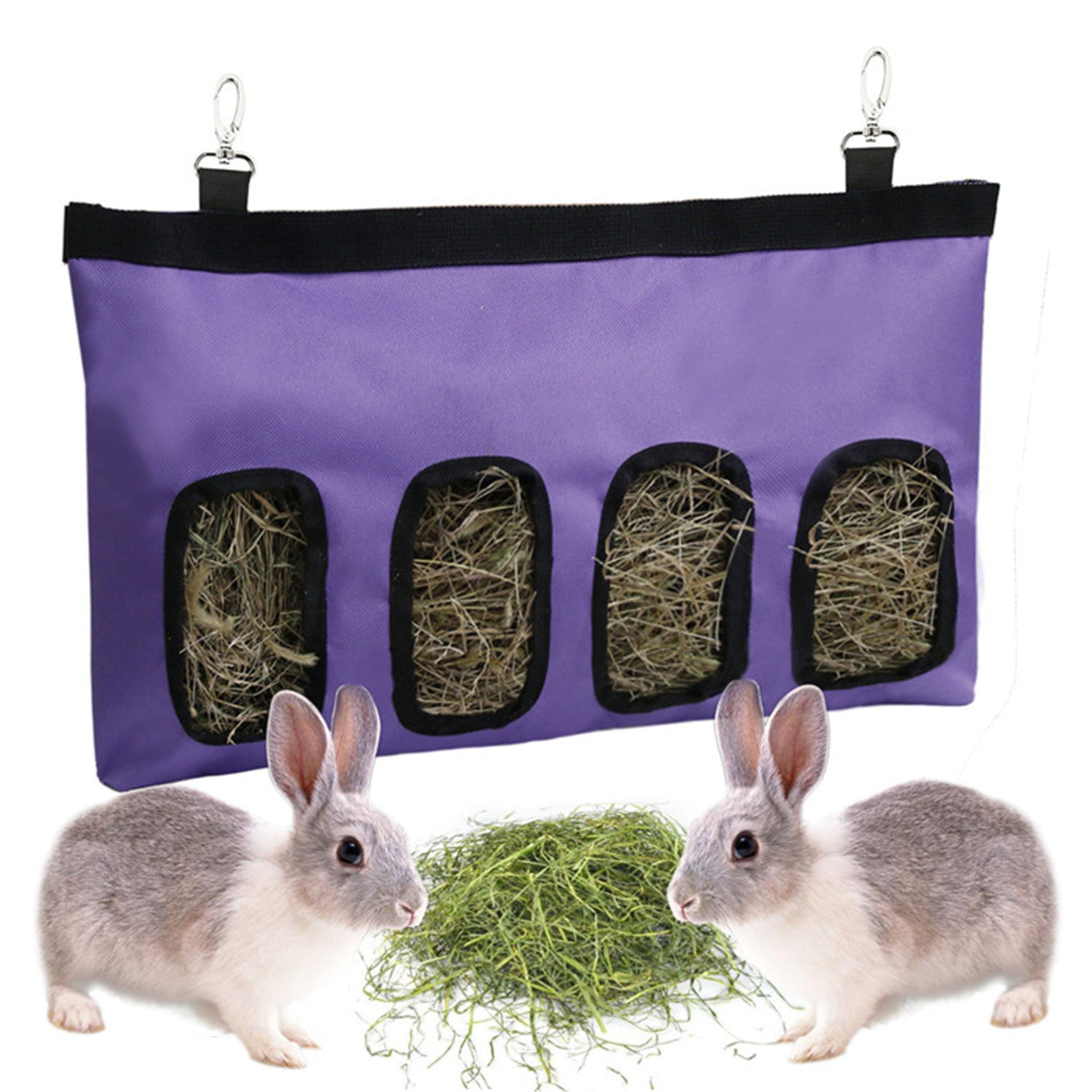 Rabbit Hay Bag Food Bag Feeding Bag Pet Hanging Bag Feeder Bag - BsBuy