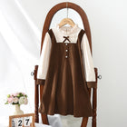 Girls' Dress Spring Autumn Fashion Two-Piece Style Charming Princess Dress for Middle and Big Kids Sweet Design - BsBuy