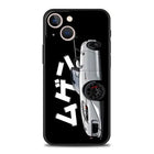 Luxury Phone Case For iPhone 11 12 13 15 14 Pro Max X XR XS 7 8 Plus SE 2020 Black Soft Cover Funda JDM Tokyo Drift Sports Car - BsBuy