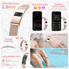 B8 Smart Bracelet, Ultra-Thin Sports Band with Heart Rate, Blood Oxygen, Sleep & Female Menstrual Cycle Health Monitoring - BsBuy