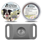 Pet Cat Dog Flea and Tick Prevention Silicone Collar with Insect Repellent Tag, Anti-Flea and Anti-Tick - BsBuy