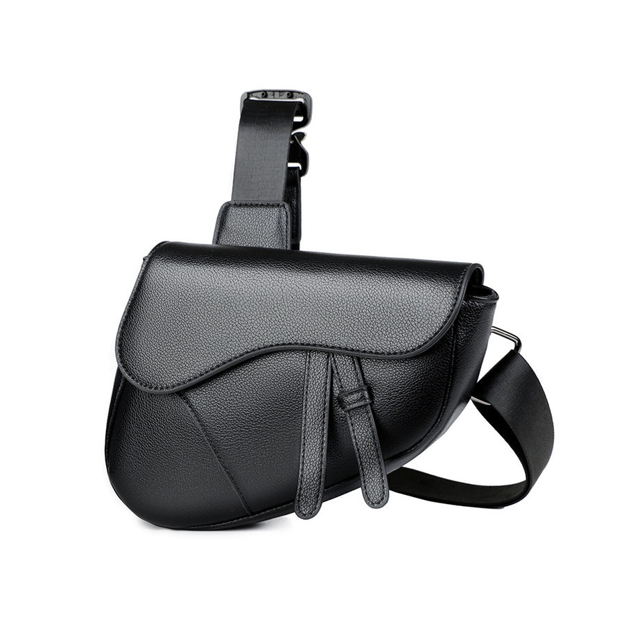 Shoulder bag saddle bag zipper diagonal cross bag men's bag - BsBuy
