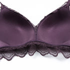 Ultra-Thin Cotton Lace Bra & Panty Set — Embroidery Lingerie | Wire-Free | Black, Blue, Brown & White - BsBuy