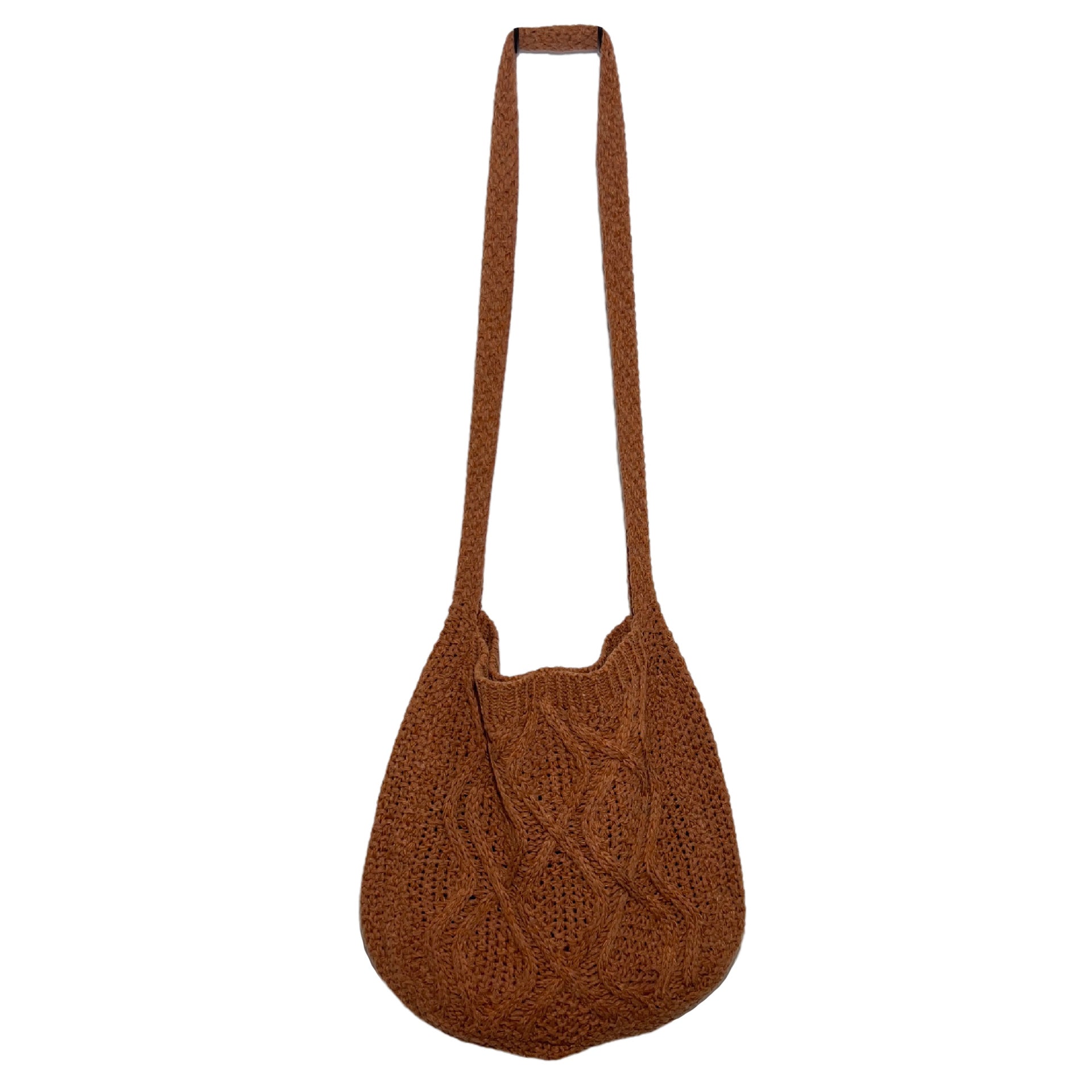 New Bag Knitted Bag Messenger Bag Solid Color Tote Bag Twist Bag Retro Bag Women's Bag Trend - BsBuy
