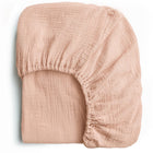 Pure Cotton Baby Washbasin Bed Cover — Cream Style | All Seasons | Multiple Patterns & Sizes - BsBuy