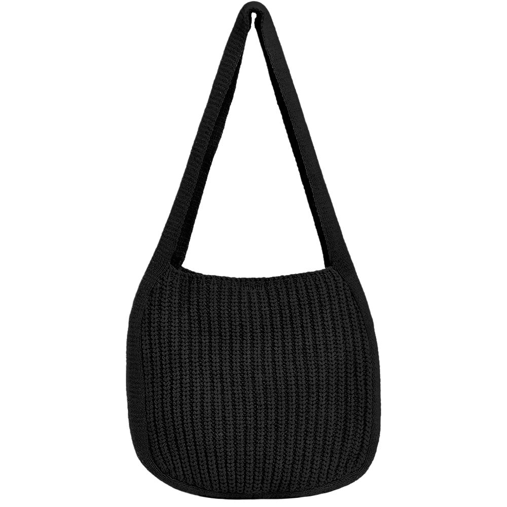 New Bag Messenger Bag Knitted Bag Large Capacity Tote Bag Shoulder Bag For Women - BsBuy