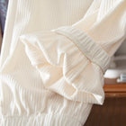 Cute Girls' Two-Piece Set Autumn Knit Corduroy Long Sleeve Jacket and Pants Set - BsBuy