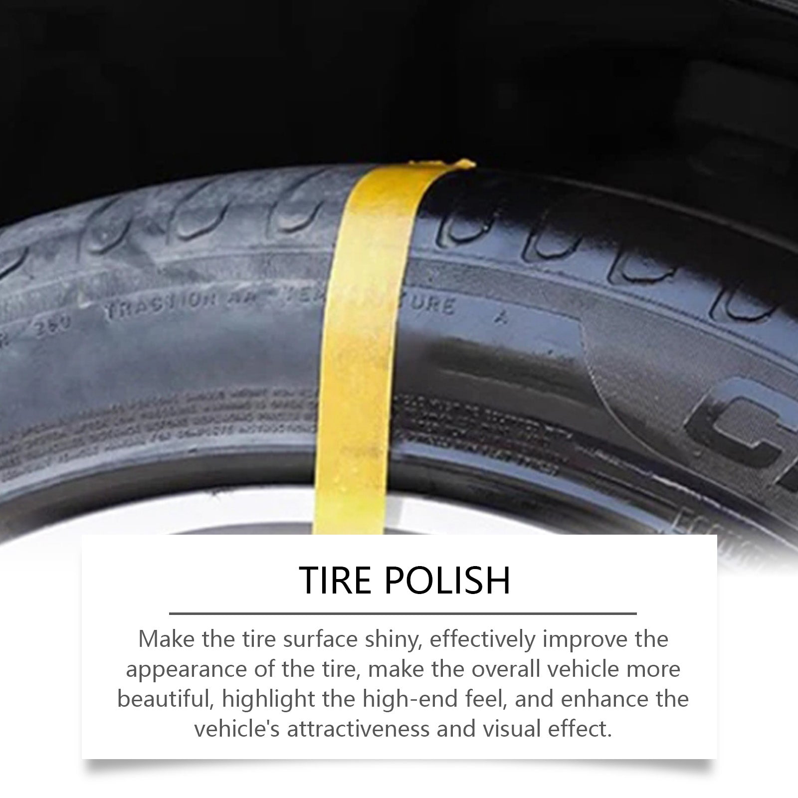 Automobile Tire Polishing Paste, Tire Cleaning, Rust Removal, Polishing, Brightening And Anti-Stain Wheel Retreading Paste - BsBuy