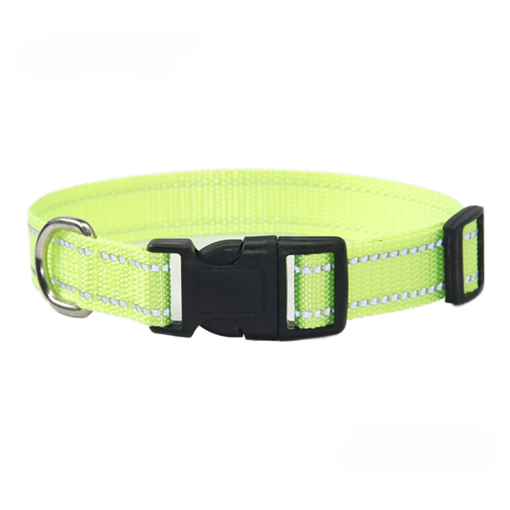 Nylon Dog Collar & Leash Set — Vibrant Colours for Small, Medium & Large Dogs - BsBuy
