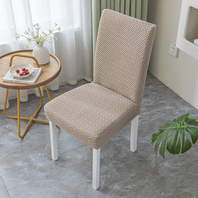 Dining Chair Seat Cushion Cover – Knitted Jacquard Velvet | All Seasons - BsBuy