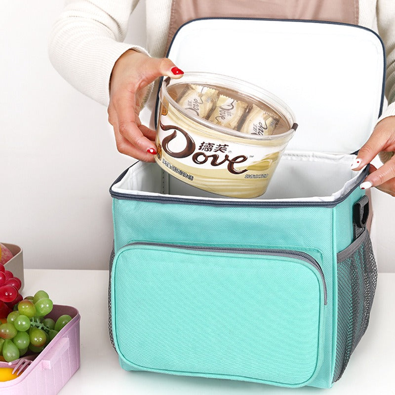 Oxford Cloth Thermal Insulation Bag Picnic Lunchbox Bag Lunch Bag Ice Bag Thermal Insulation Bag - BsBuy