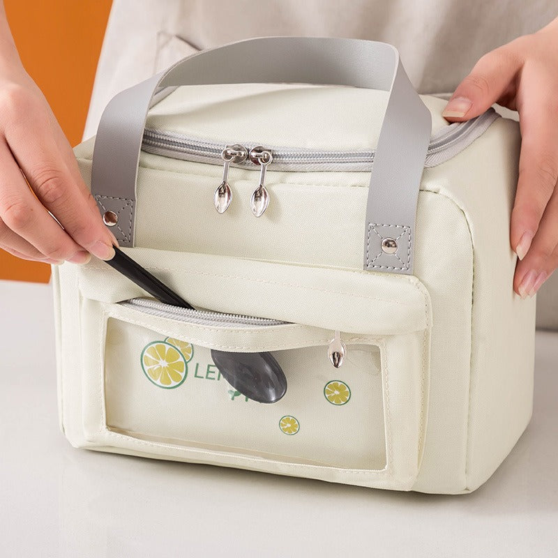 New Lunch Bag, Thermal Insulation Bag, Outdoor Picnic Bag, Portable Lunch Bag, Japanese Ice Bag, Student Lunch Box Bag - BsBuy