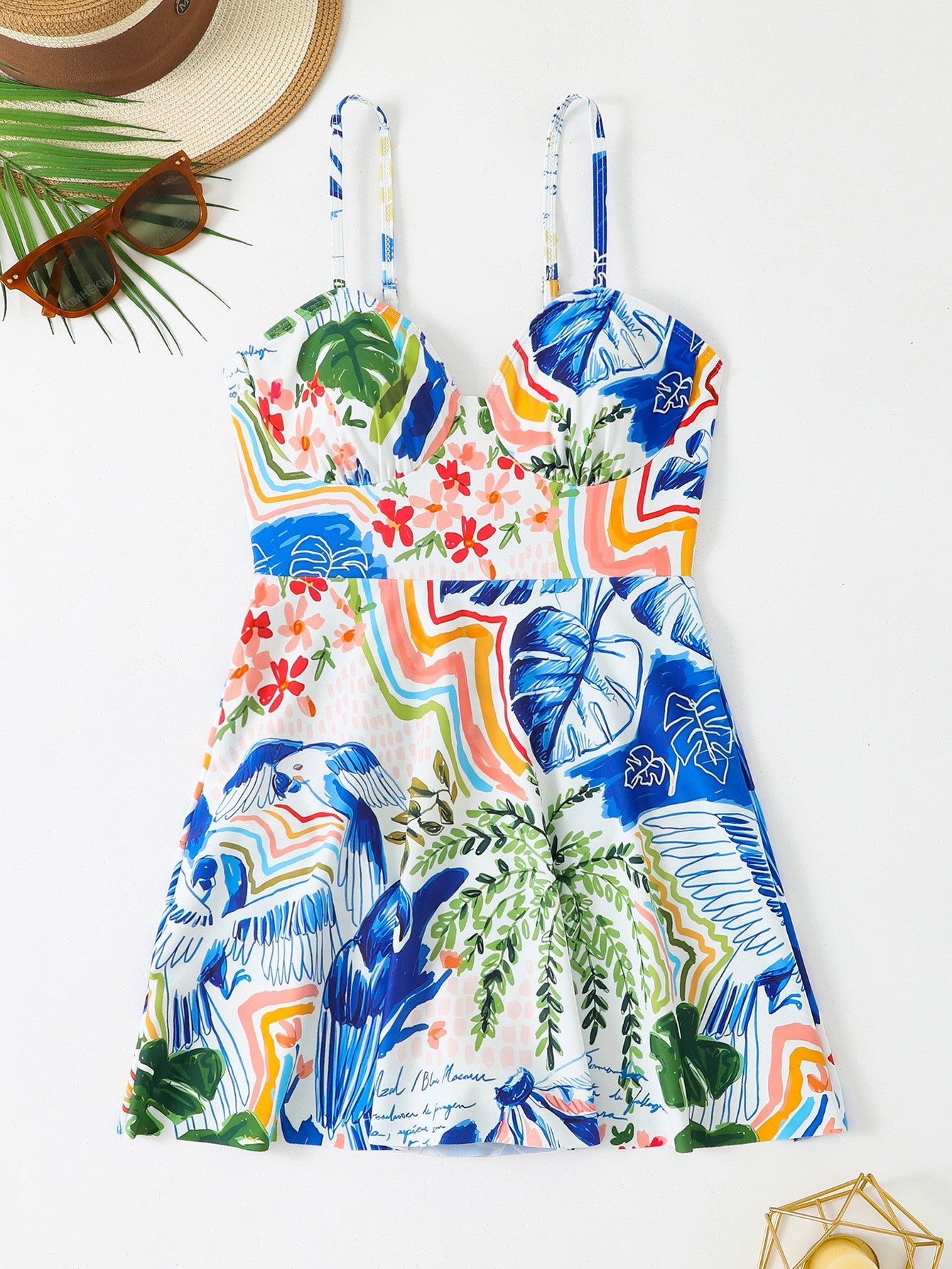 Women's Slimming One-Piece Swimsuit – Conservative Style Swimwear - BsBuy
