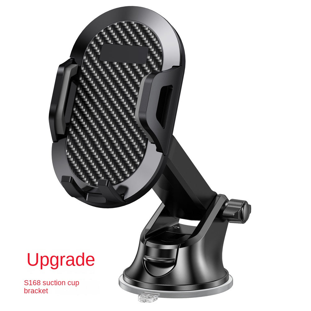 Long Rod Automatic Lock Car Phone Holder — Telescopic Suction Cup & Air Vent Mount | Universal Fit - BsBuy