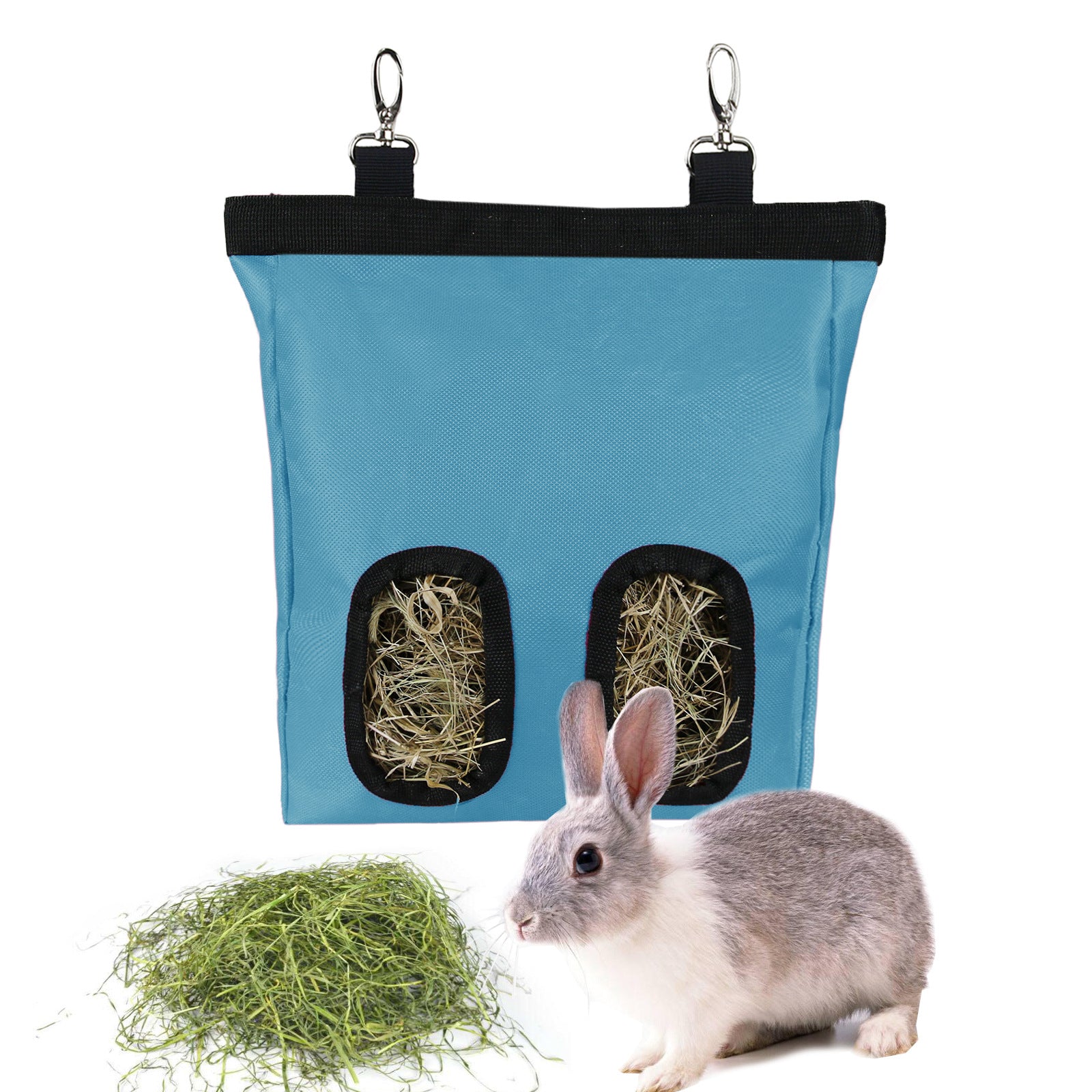 Rabbit Feeding Bag Pet Thatched Bag Mole Feeding Bag Hay Bag Feeder Bag - BsBuy