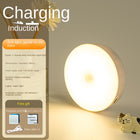 Smart LED Motion Sensor Night Light with Wireless Charging and Magnetic Base, Bedside Lamp for Bedroom, Cabinet, Home Use - Warm Light