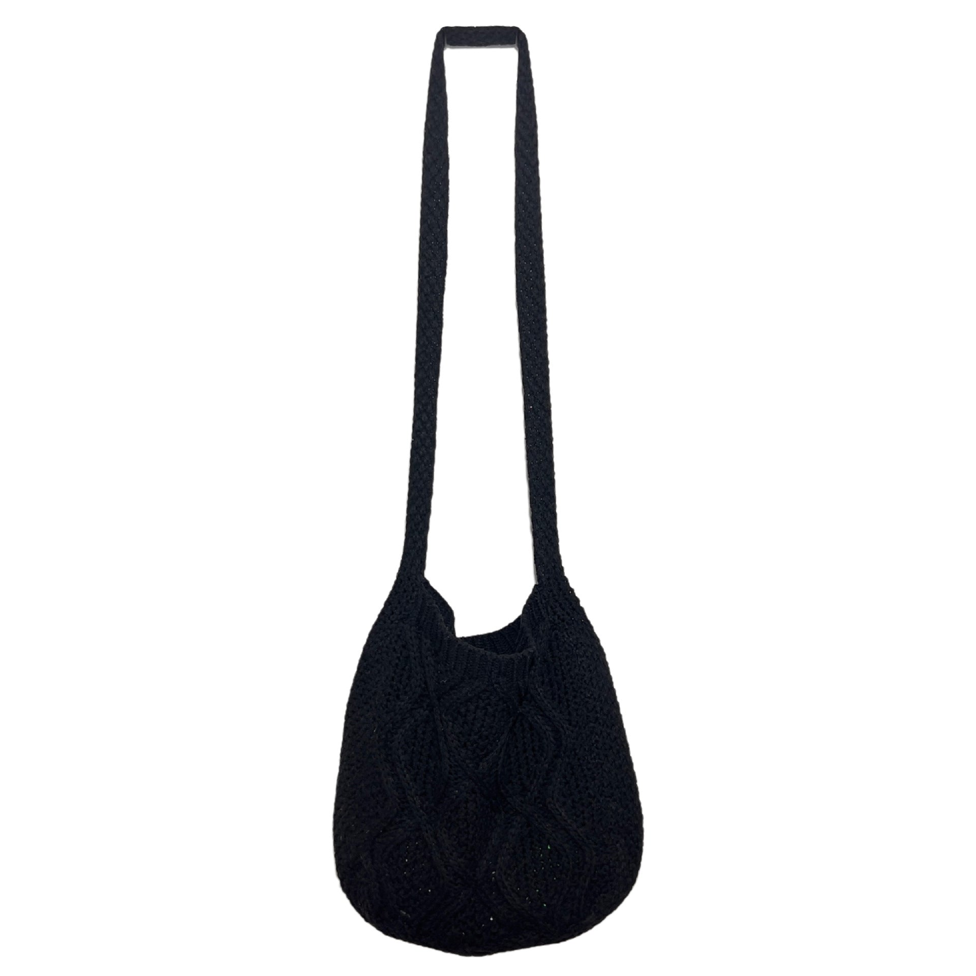 New Bag Knitted Bag Messenger Bag Solid Color Tote Bag Twist Bag Retro Bag Women's Bag Trend - BsBuy