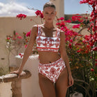 High-Waisted Two-Piece Bikini Set for Women - BsBuy