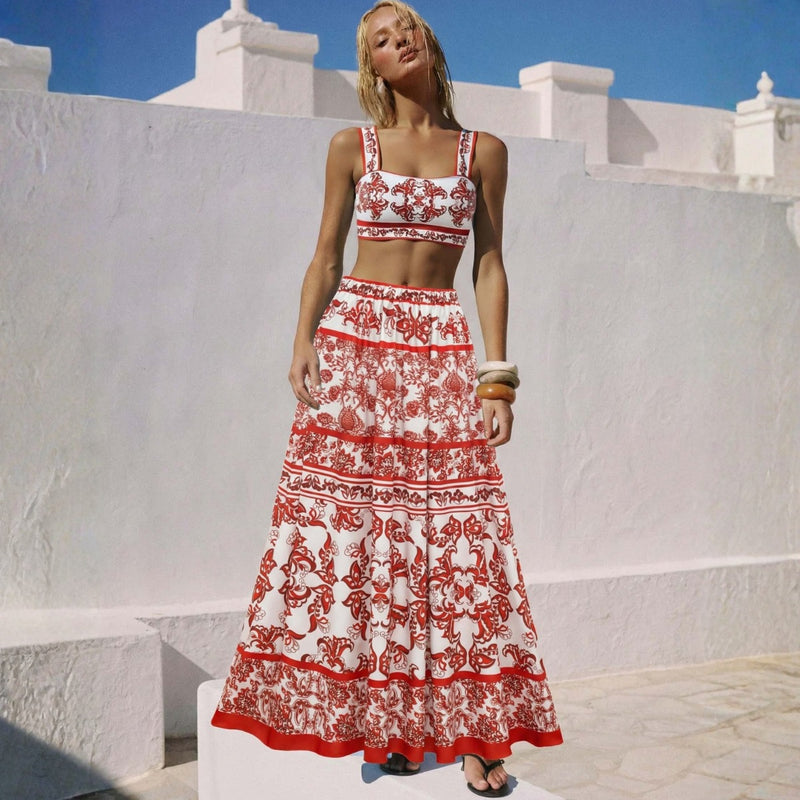 High-Waisted Two-Piece Bikini Set for Women - BsBuy