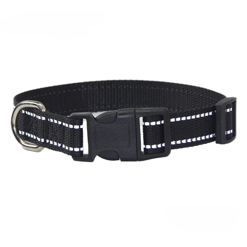 Nylon Dog Collar & Leash Set — Vibrant Colours for Small, Medium & Large Dogs - BsBuy