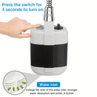 USB Rechargeable Portable Shower Pump — Outdoor Camping, Pet Wash & Car Cleaning Kit | 4–5 L/min - BsBuy