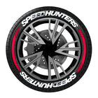 Tire sticker letter car motorcycle tire decoration - 8 groups SPEEDHUNTERS Red strip