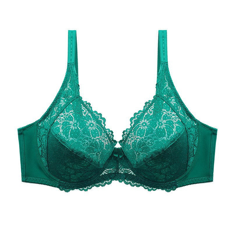 Bra lace gathering comfortable bra plus size underwear - BsBuy