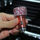 USB Car Charger For Mobile Phone Tablet GPS Fast Charger Car-Charger Dual USB Car Phone Charger Data Line Wire in Car Ornaments - BsBuy