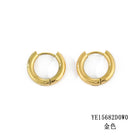 Stainless Steel Circle Earrings Set — 3 Pairs | Gold & Steel Hoop Earrings for Women - BsBuy