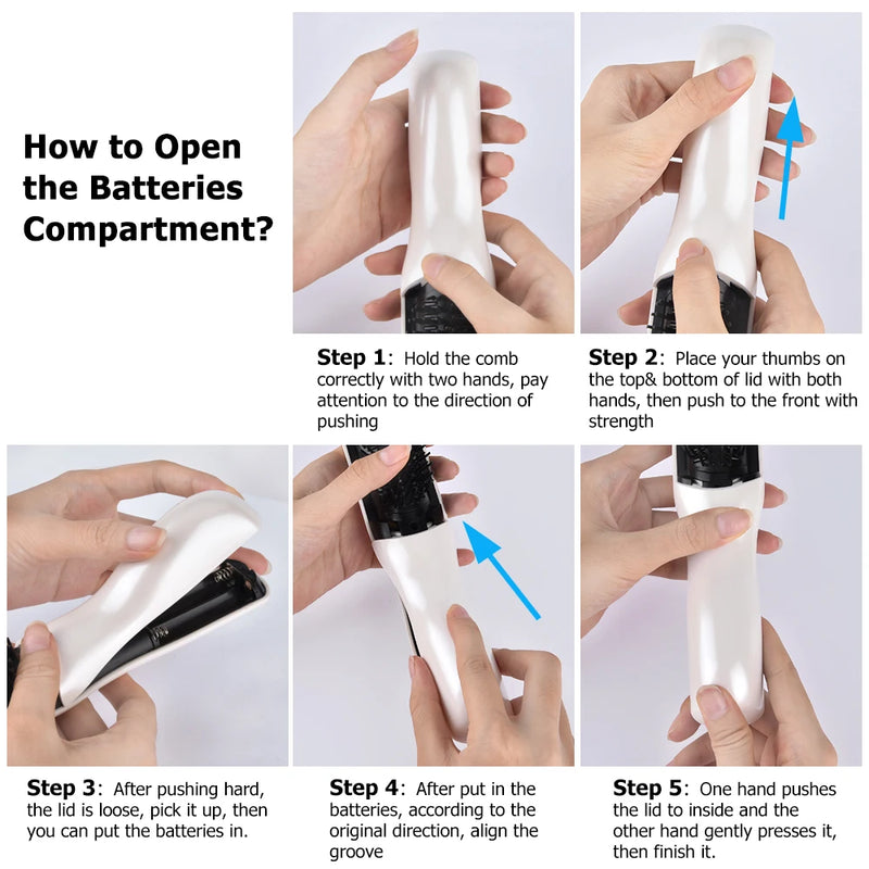 Electric Laser Comb Therapy Promote Hair Growth Massage Equipment Stop Hair Loss Treatment Brush Product Men Xmas Birthday Gift - BsBuy