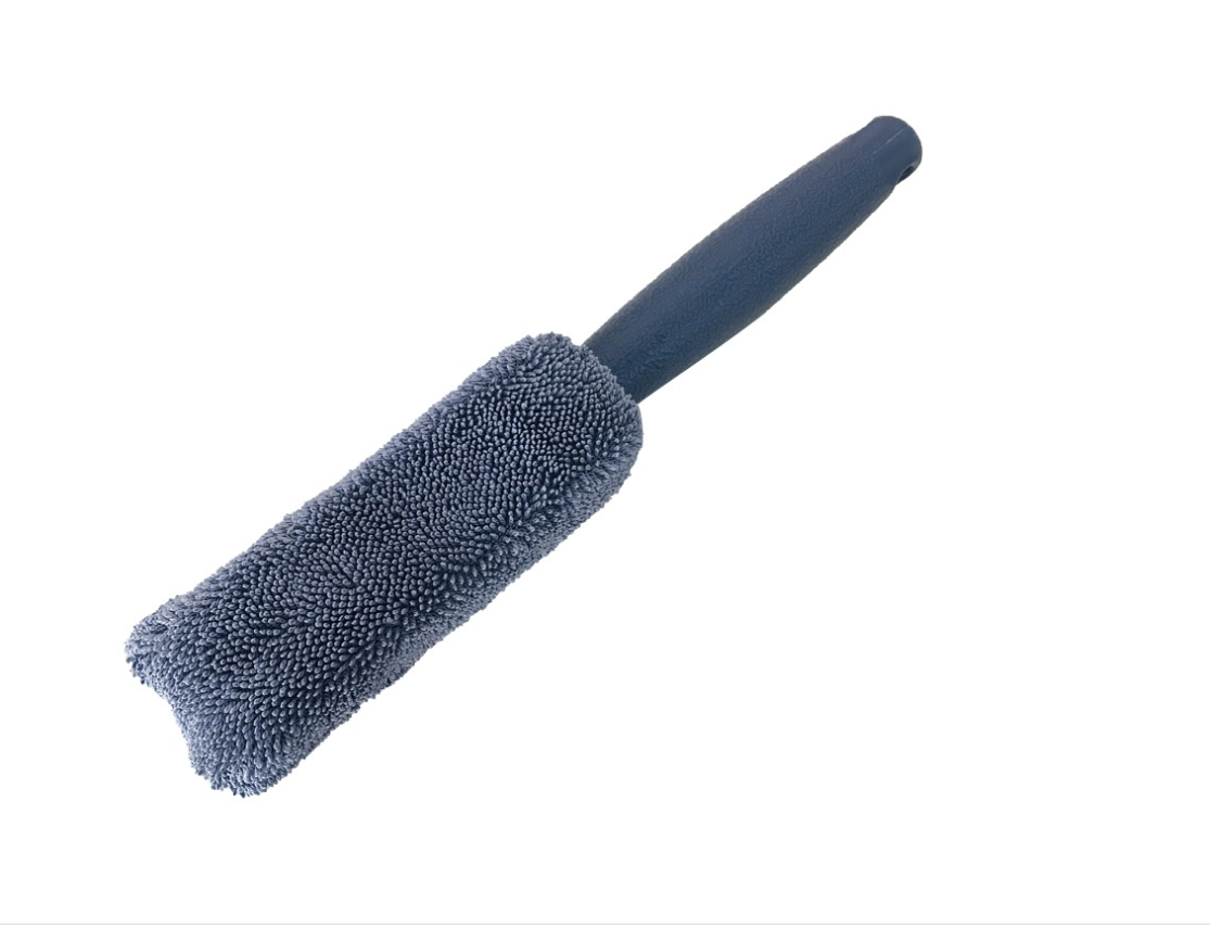 Microfiber Wheel & Tyre Rim Brush – Portable Car Wash Cleaning Tool - BsBuy