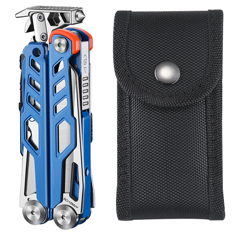 Compact Folding Multi-Tool with Pliers & Blade, Portable Camping & Vehicle Emergency Tool - BsBuy