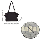 Foldable Travel Duffel Bag — Large Capacity Waterproof Tote | Weekend, Gym & Beach | Black & Brown - BsBuy