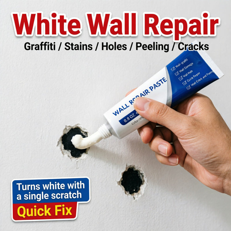 Quick Wall Repair Paste – White Wall Filler with Nozzle Applicator (250g) - BsBuy