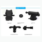 Long Rod Automatic Lock Car Phone Holder — Telescopic Suction Cup & Air Vent Mount | Universal Fit - BsBuy