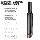 Cordless Cyclone Handheld Vacuum Cleaner – 5000Pa Wet & Dry, HEPA Filter - BsBuy