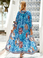 Printed Cotton Beach Cardigan — Lightweight Sun Protection Cover-Up - BsBuy