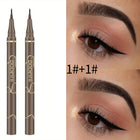 Ultra-Fine Waterproof Liquid Eyeliner — Matte Black & Brown Long-Lasting - BsBuy