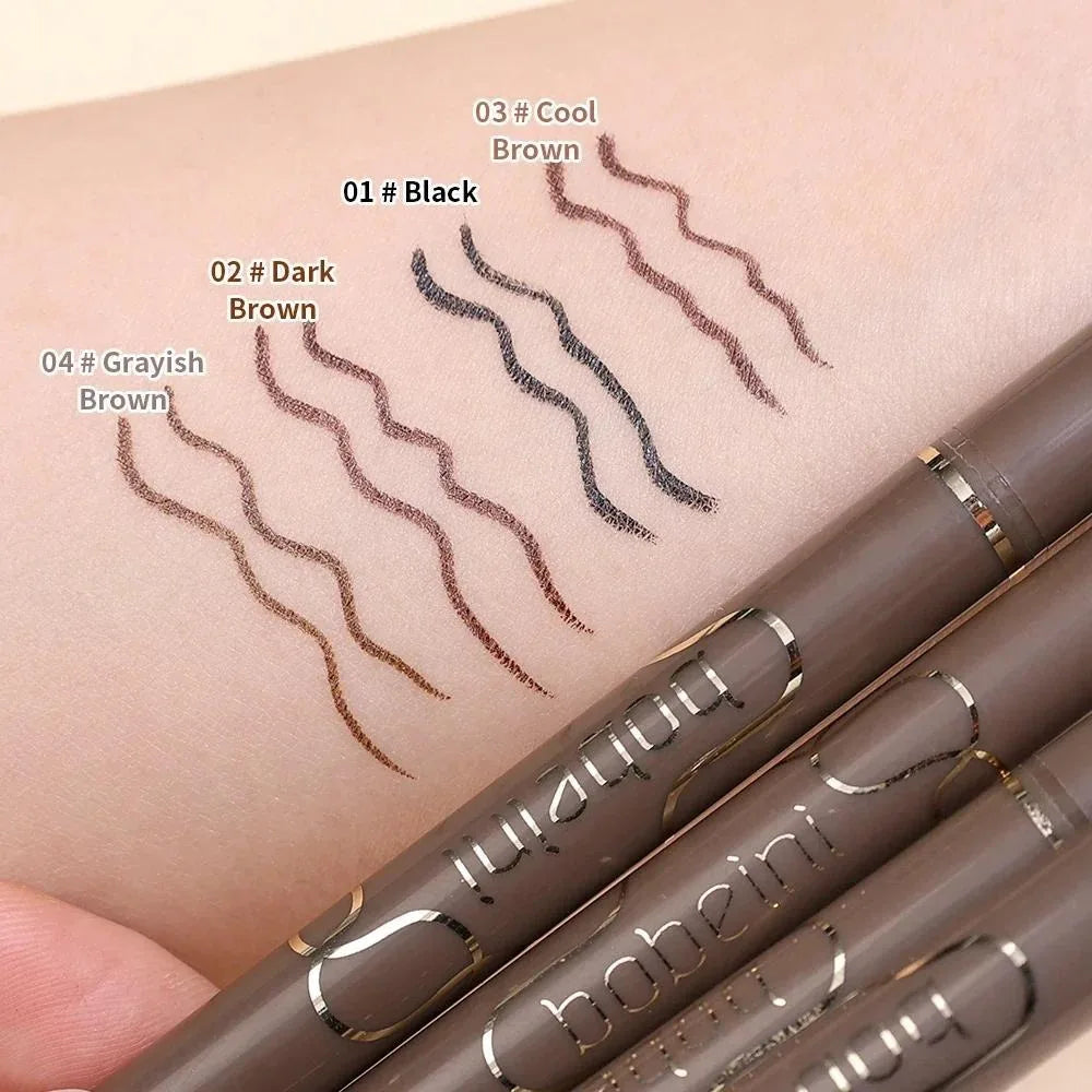Ultra-Fine Waterproof Liquid Eyeliner — Matte Black & Brown Long-Lasting - BsBuy