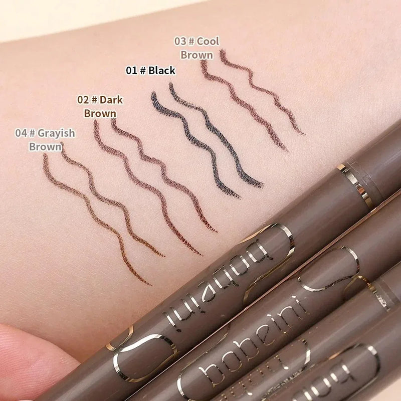 Ultra-Fine Waterproof Liquid Eyeliner — Matte Black & Brown Long-Lasting - BsBuy