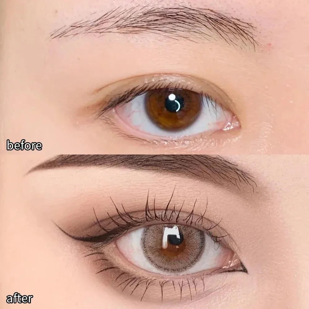 Ultra-Fine Waterproof Liquid Eyeliner — Matte Black & Brown Long-Lasting - BsBuy